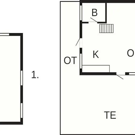 度假居 6 Person In Aakirkeby Åkirkeby
